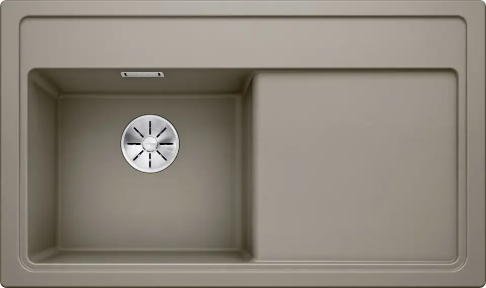 Blanco Zenar 45 – Évier en silgranit, 86×51 mm, avec commande excentrique, InFino, tartufo 523859