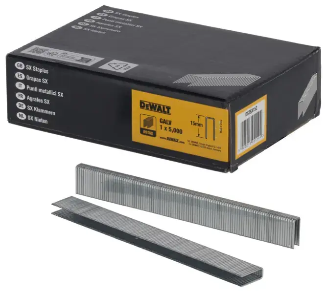 DeWALT – Agrafes 5,7×15 mm, 5000 pcs DSTSX15Z