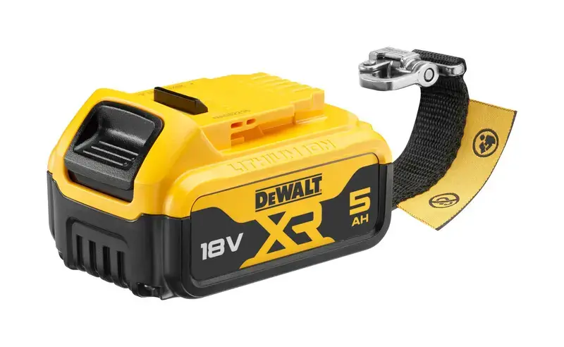 DeWALT – batterie 18V LANYARD READY 5,0 Ah DCB184LR