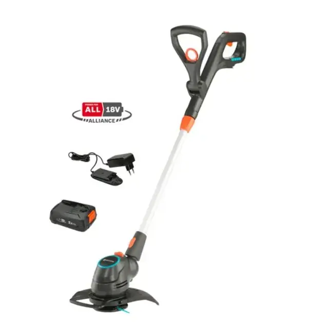 Gardena – Tondeuse sans fil 18 V ComfortCut Li-18/23, largeur de coupe 23 cm, 1 batterie Li-Ion 2,5 Ah, chargeur 14701-20