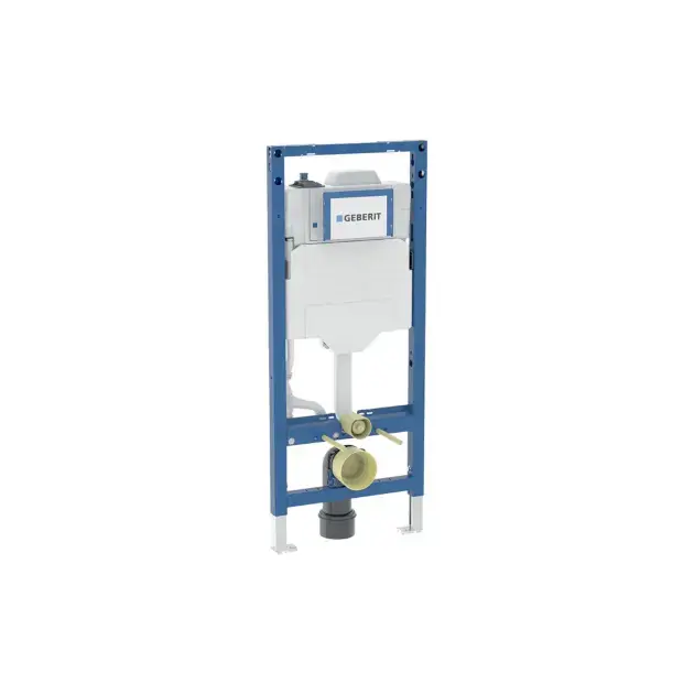 Geberit Duofix - Bâti-support pour WC suspendus, avec réservoir Sigma 12 cm, avec rinçage hygiénique, hauteur de construction 120 cm 111.057.00.2