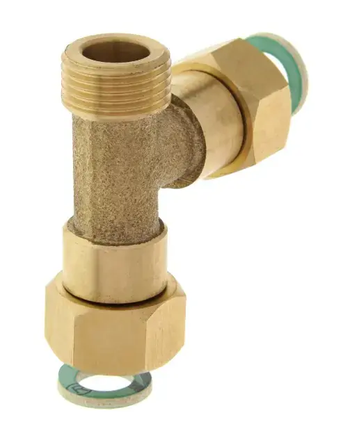 Blanco – Pièce en T, laiton 525238