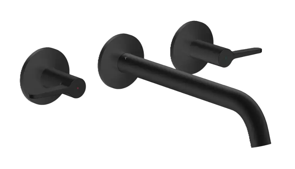 Axor One - Mitigeur de baignoire encastré, installation 3 trous, noir mat 48431670