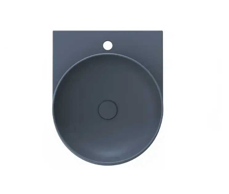Ravak Yard - Lavabo 41x50 cm, sans trop-plein, sans trou pour robinetterie, Deepsea Blue XJX07240000