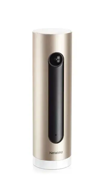 Netatmo – Caméra d&rsquo;intérieur intelligente Caméra d&rsquo;intérieur intelligente, or/blanc NSC01-EU