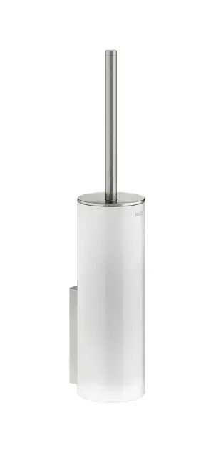 Keuco Edition 400 – Brosse de toilette avec support, verre dépoli/acier inoxydable 11564069000