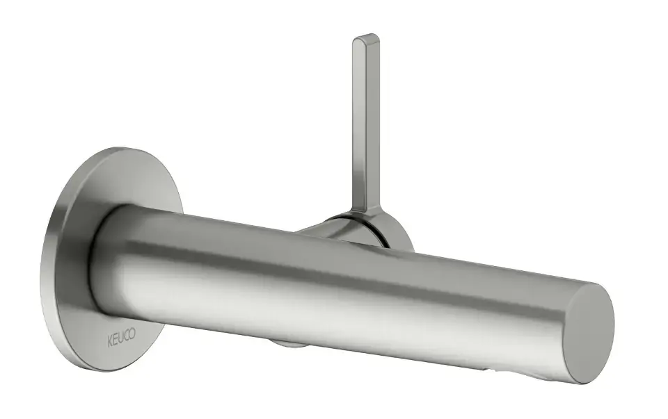 Keuco Edition 400 – Mitigeur de lavabo pour montage encastré, acier inoxydable 51516060101