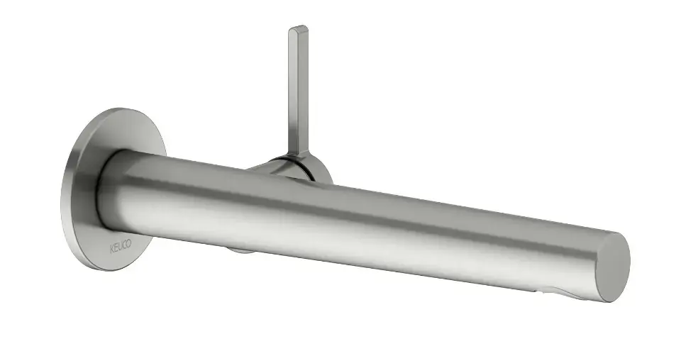 Keuco Edition 400 – Mitigeur de lavabo pour montage encastré, acier inoxydable 51516062101