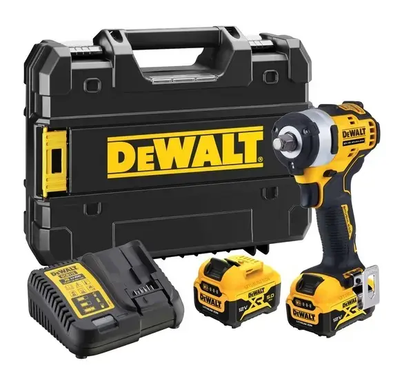 DeWALT – clé à chocs AKU 12V, 2x batterie 2,5 Ah Li-Ion, chargeur DCF901P2