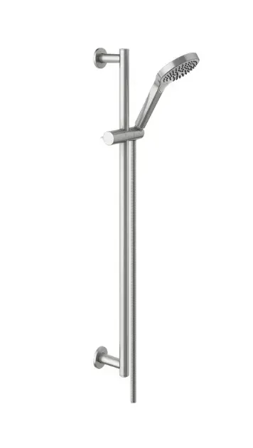 Keuco IXMO – Set pommeau de douche, barre et flexible, 3 jets, inox 59587060801