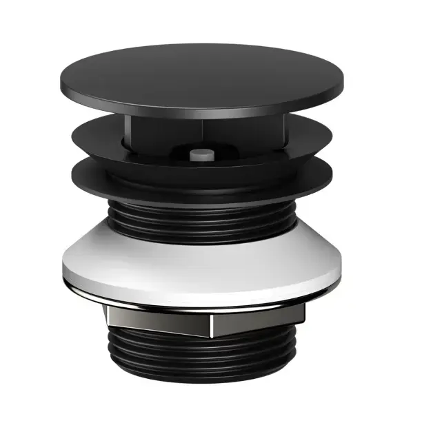 Keuco – Bonde de lavabo non refermable 1 1/4, noir mat 59904370000