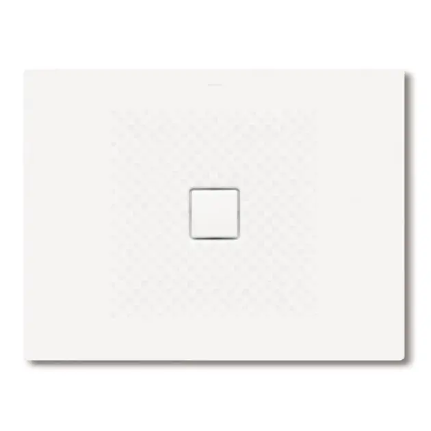 Kaldewei Avantgarde - Receveur de douche rectangulaire Conoflat 791-1, 80x130 cm, blanc - Receveur de douche, antidérapant, effet Perl, sans support en polystyrène 466130003001