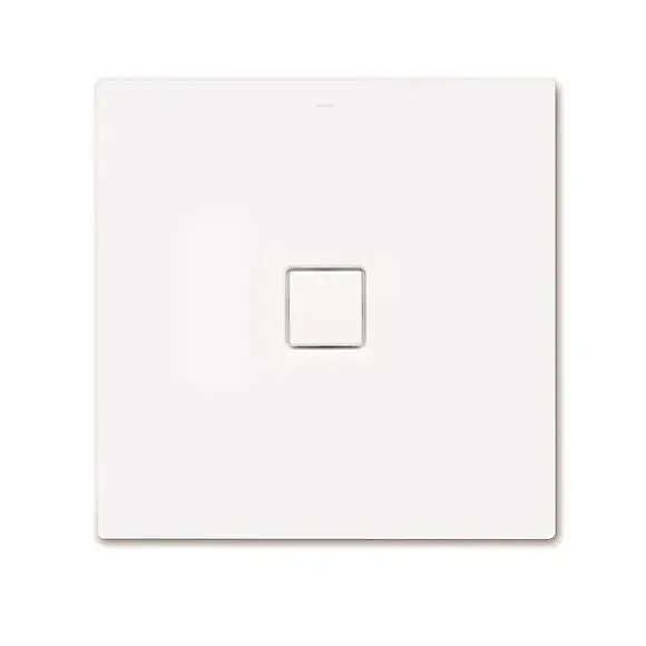 Kaldewei Avantgarde - Receveur de douche carré Conoflat 852-1, 80x80 cm, blanc - Receveur de douche, sans support en polystyrène 466800010001