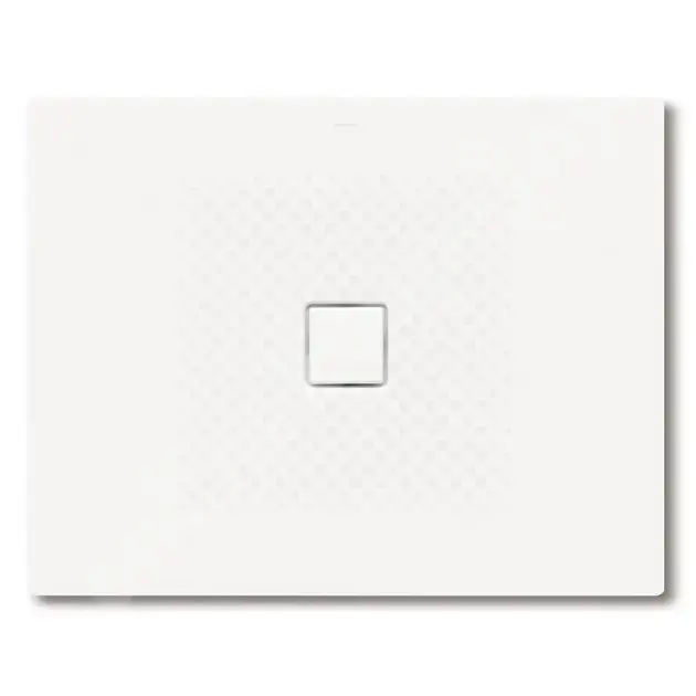 Kaldewei Avantgarde - Receveur de douche rectangulaire Conoflat 796-1, 100x140 cm, blanc - Receveur de douche, anti-dérapant sur toute la largeur, sans support en polystyrène 466630020001