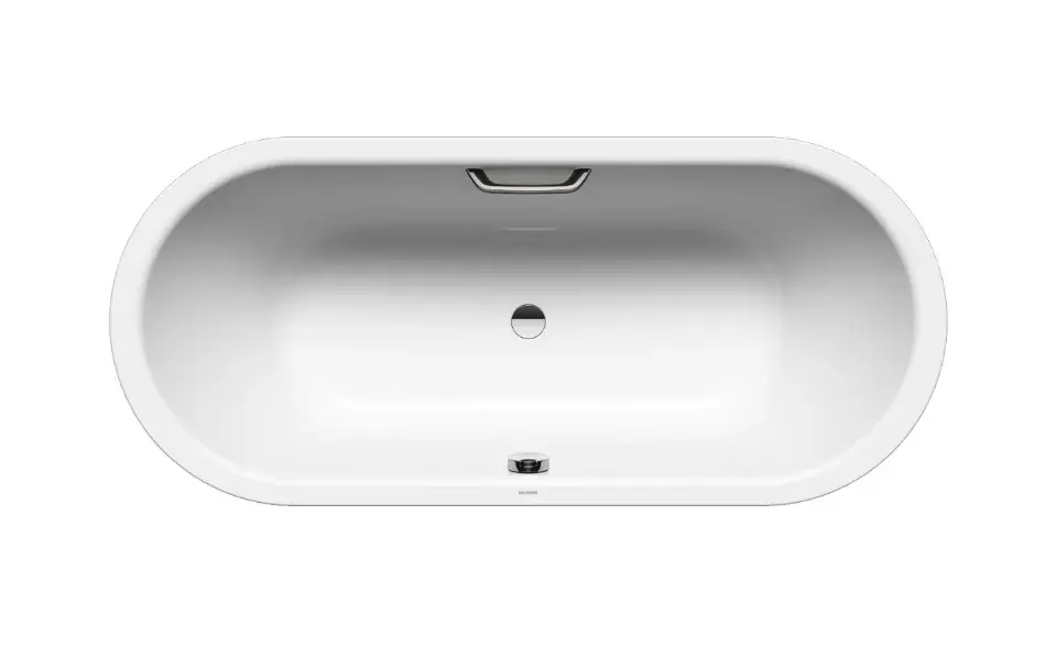Kaldewei Ambiente - Classic Duo Oval 113, 170x75 cm, avec trous pour les poignées, Perl-Effect, blanc 291410113001