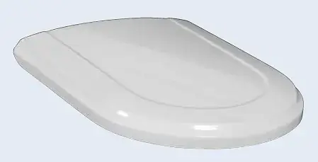Villeroy & Boch Hommage - Abattant de WC soft-close, avec Ceramicplus, blanc 8809S6R1