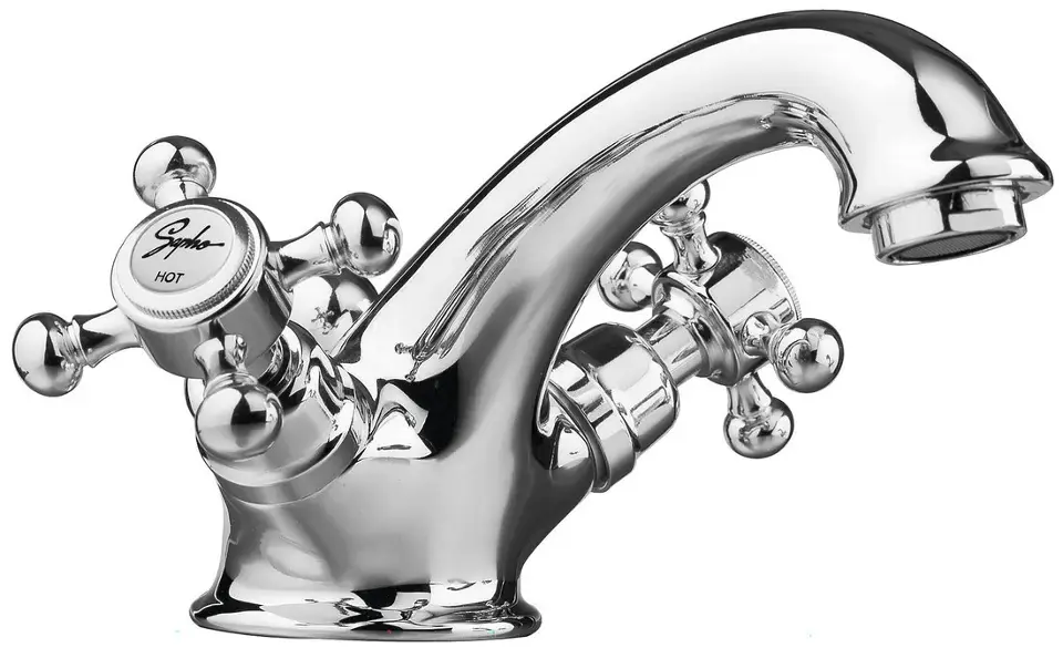Sapho Reitano Rubinetteria Antea - Mitigeur de lavabo avec bonde, chrome 3171