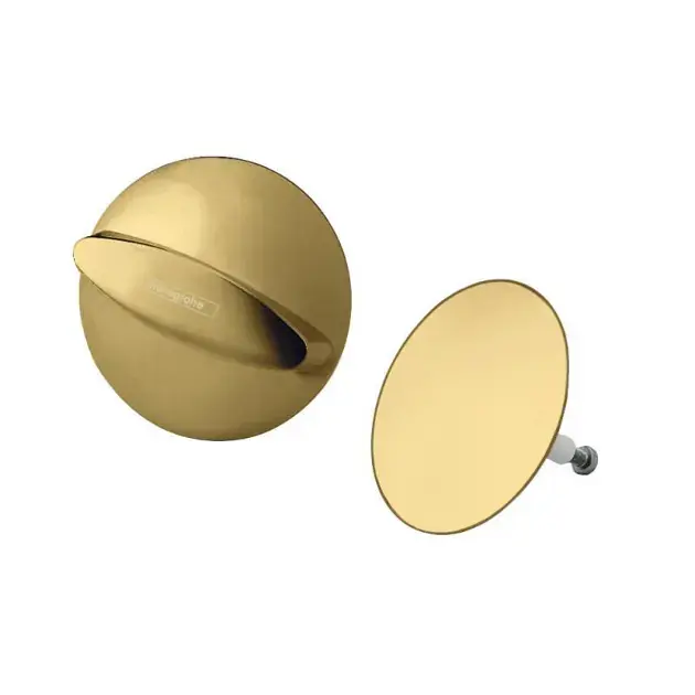 Hansgrohe Flexaplus - Set de finition de la garniture de vidage et de trop-plein, aspect d'or poli 58185990