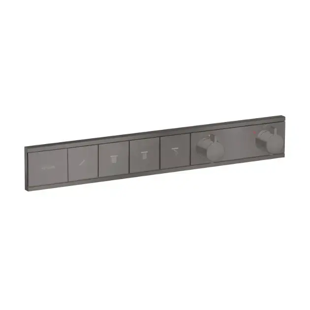 Hansgrohe RainSelect - Robinet encastré avec 4 fonctions, noir chromé brossé 15382340