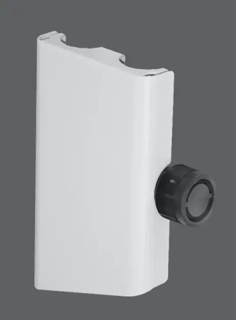 Zehnder – Raccord pour Yucca avec capuchon court, blanc 976021