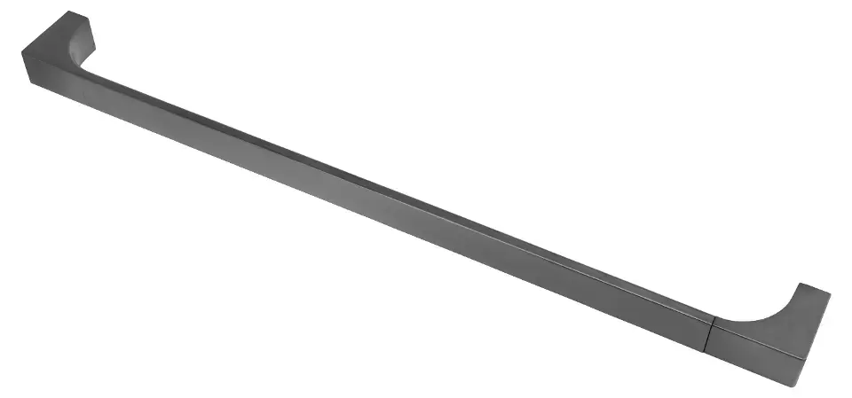 Keuco Edition 11 – Porte-serviettes, longueur 60 cm, chrome noir 11101130600
