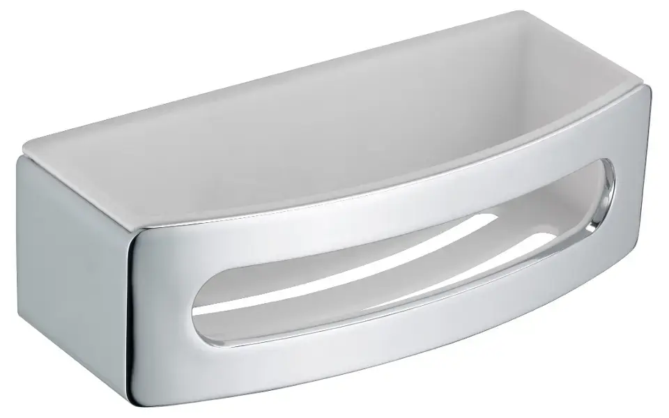 Keuco Elegance – Étagère, longueur 24 cm, blanc/chrome 11658010000