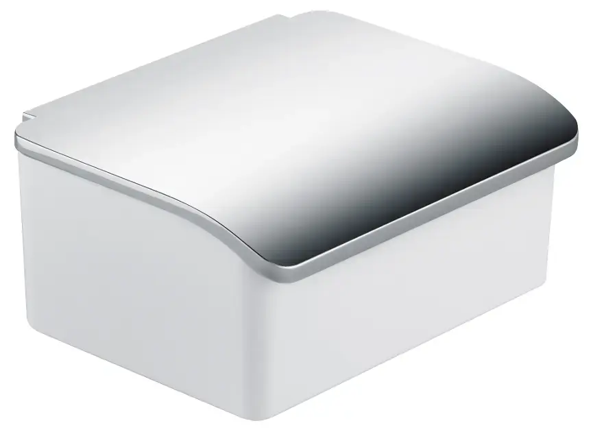 Keuco Elegance – Distributeur de lingettes humides, blanc/chrome 11667013000
