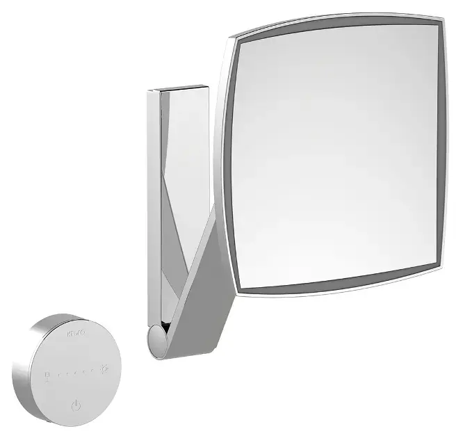 Keuco – Miroir cosmétique mural avec éclairage LED, chrome 17613019002