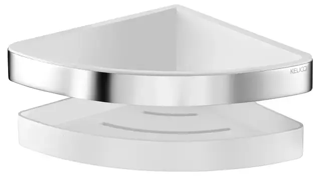 Keuco Collection Moll - Pièce d’insertion en plastique pour panier d’angle, blanc 12757000100