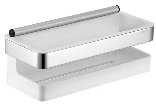 Keuco Collection Moll – Pièce d’insertion en plastique pour panier d’angle, blanc 12759000100
