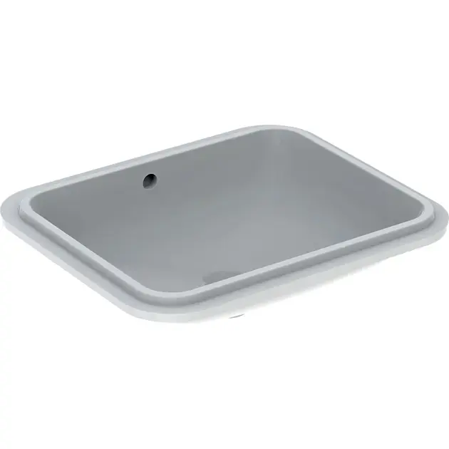 Geberit VariForm - Vasque à encastrer 58x49 cm, avec trop-plein, blanc 500.764.01.2