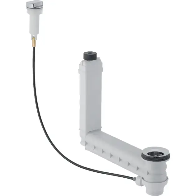 Geberit - Raccordement de lavabo Clou, avec tirage à câble et la poignée rotative 152.019.00.1