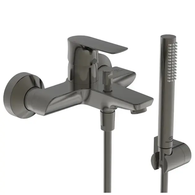 Ideal Standard Connect Air - Mitigeur de baignoire avec accessoires, Magnetic Grey A7056A5
