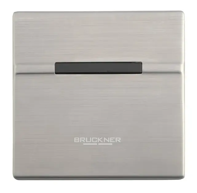 Bruckner – Capteur de chasse d&rsquo;eau d&rsquo;urinoir 6 V DC, antivandalisme, acier inoxydable 121.537.1