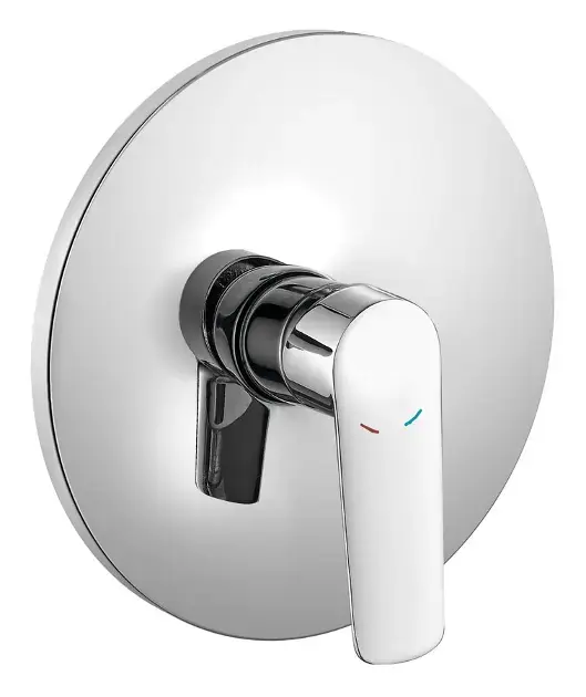 Bruckner Schmitz – Mitigeur de douche encastré pour 1 appareil, chromé 863.041.1