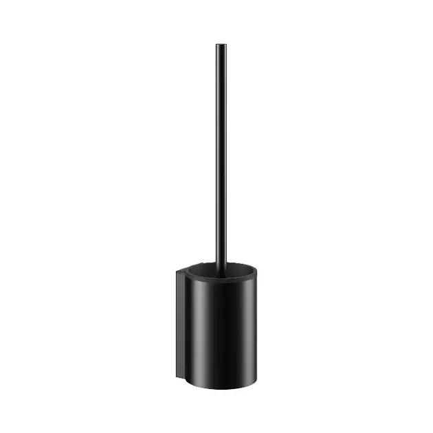 Keuco Plan – Brosse WC murale avec support, noir mat 14972370200