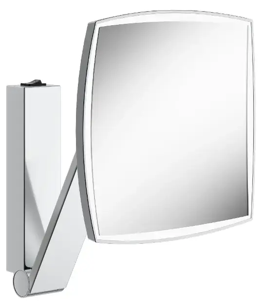 Keuco – Miroir mural cosmétique avec éclairage LED, chrome 17613019004