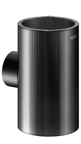 Keuco Reva – Récipient de rechange WC, noir mat 19964370008
