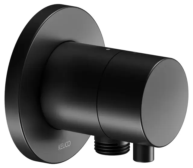 Keuco IXMO – Soupape encastré, avec raccordement de douche, noir mat 59541371101