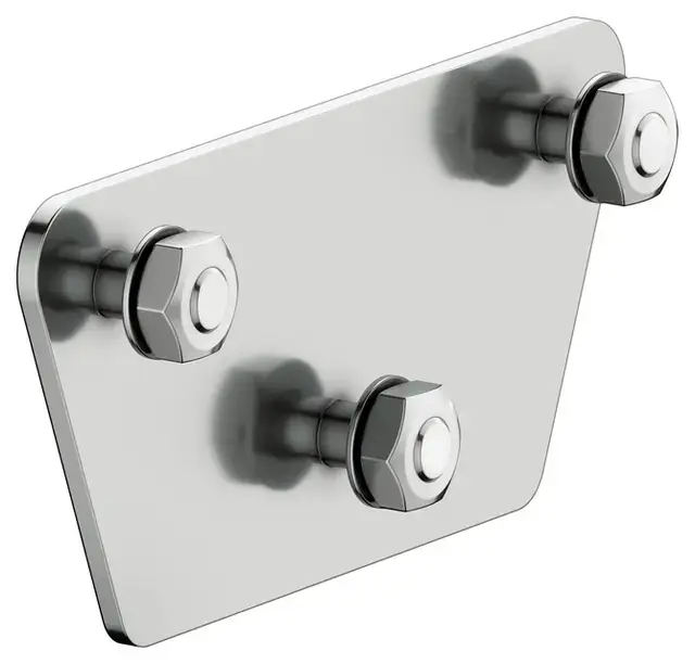 Keuco – Ensemble de fixation n°6, chrome 04994000600