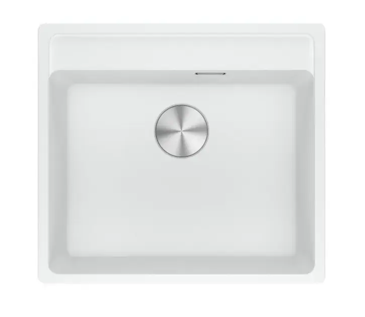 Franke Maris - Évier en fragranit MRG 610-52 RTL, 56x51 cm, blanc artic 114.0661.387