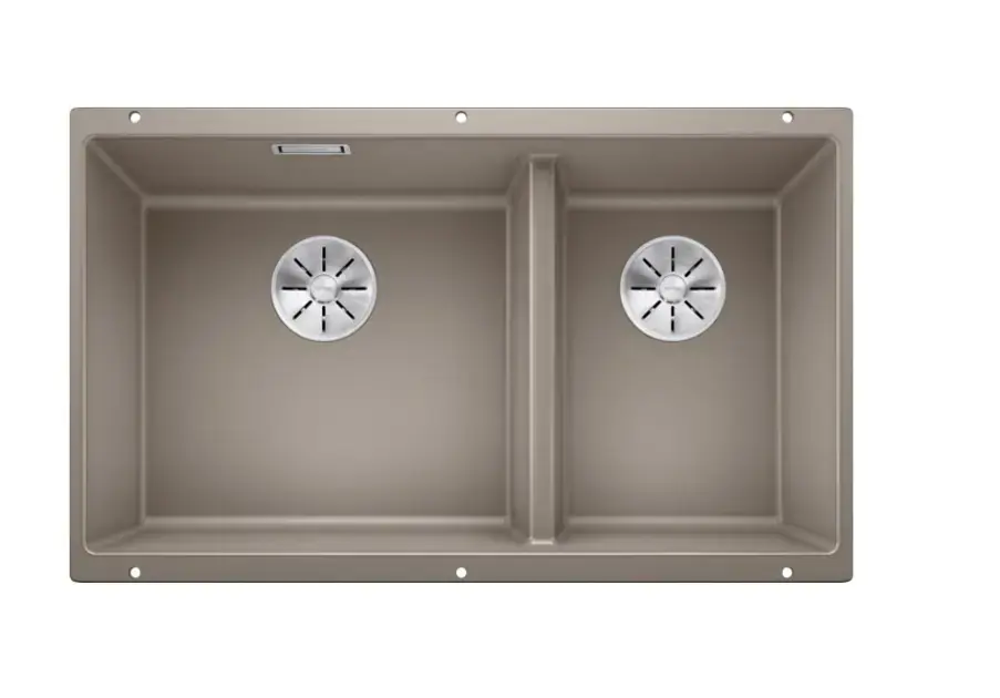 Blanco Subline 430/270 – Évier en silgranite, 76×46 cm, tartufo 523158