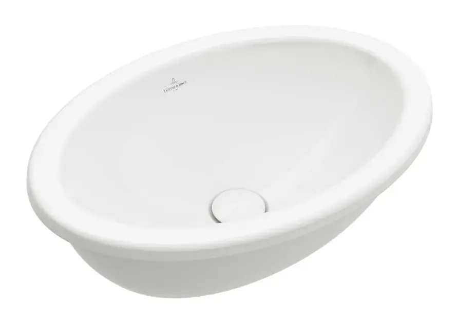 Villeroy & Boch Loop&Friends - Lavabo à encastrer, 51x37 cm, sans trop-plein, blanc alpin 4A610101