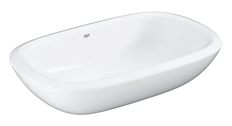 Grohe Eurostyle New - Vasque à poser, 50x38 cm, sans trop-plein, PureGuard, HyperClean, blanc alpin 39216000