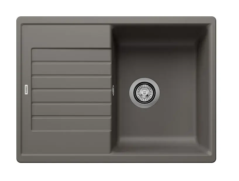 Blanco Zia 45 – Évier en silgranit, 68×50 cm, gris 527380