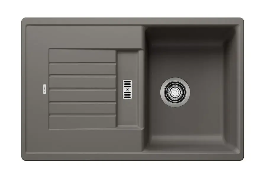 Blanco Zia 45 – Évier en silgranit, 78×50 cm, gris 527383