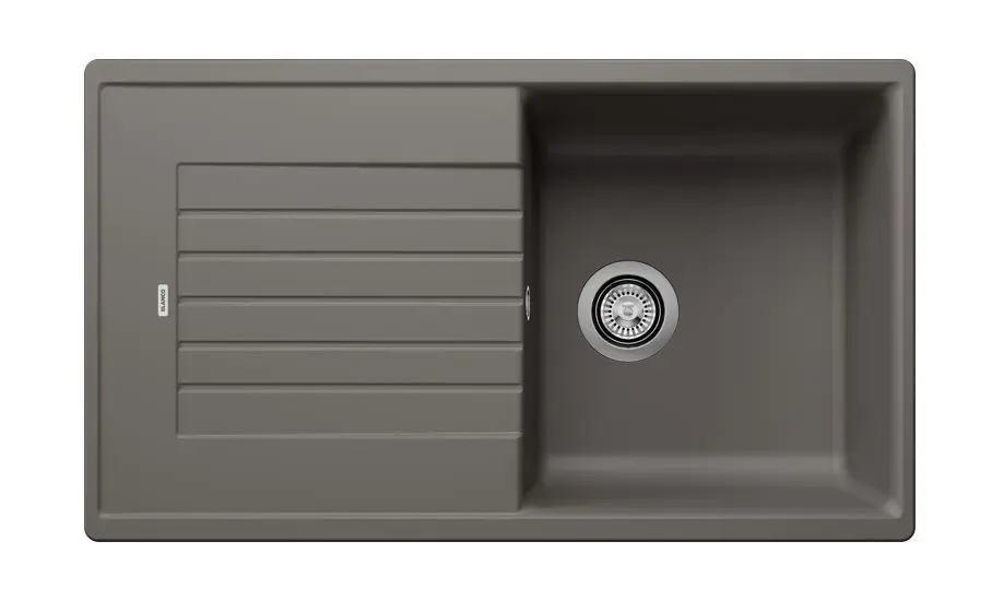 Blanco Zia 5 – Évier en silgranit, 86×50 cm, gris 527387