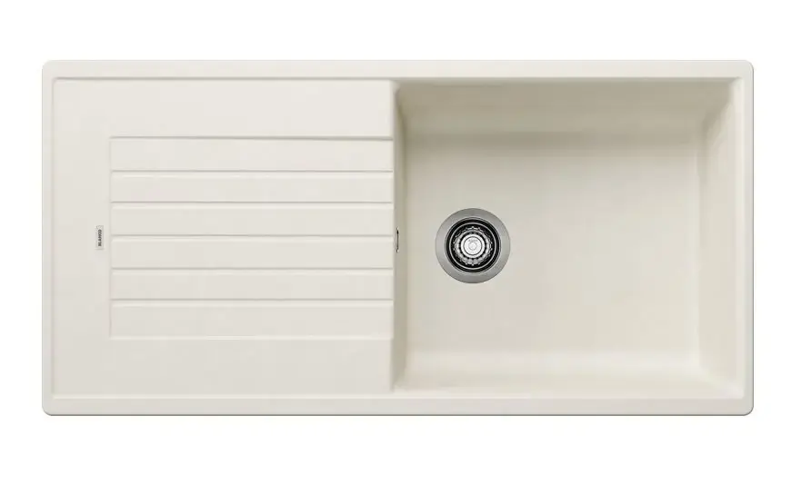 Blanco Zia XL 6 – Évier en silgranit, 100×50 cm, blanc doux 527217