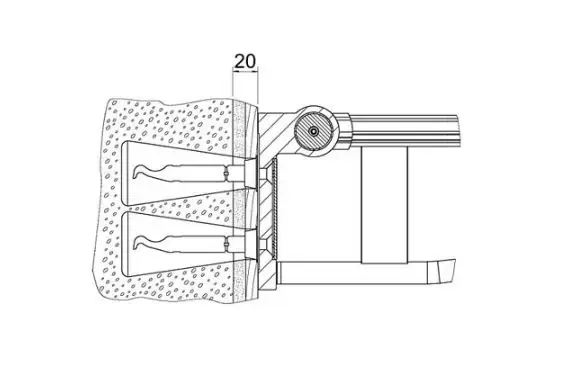 Keuco – kit de fixation n° 10 34996000100