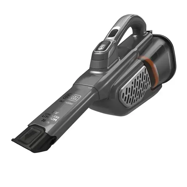 BLACK+DECKER – Aspirateur à main sans fil 18V, titane/noir BHHV520JF-QW